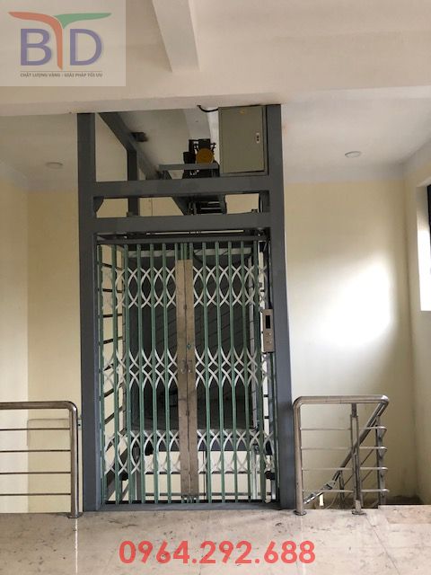 Tủ điện thang máy chở tài liệu 300kg- 2 stops tại kho vật chứng công an Ba Vì- Hà Nội