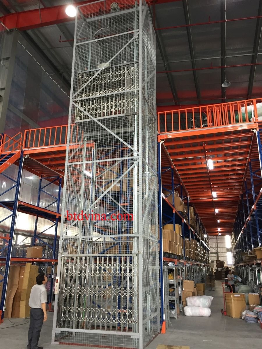 Lắp đặt thang máy tải hàng 500kg- 2 stops tại Hải Phòng