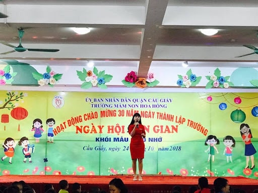 30 năm trường mầm non Hoa Hồng- Cầu Giấy- Hà Nội