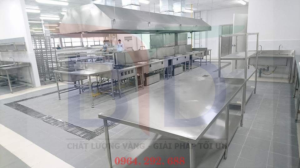 Lắp đặt thiết bị bếp tại khu công nghiệp tỉnh Lạng Sơn