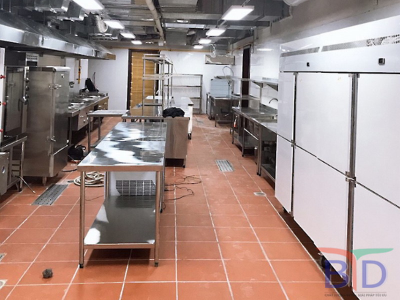 Hệ thống bếp công nghiệp cung cấp cho nhà hàng, khách sạn