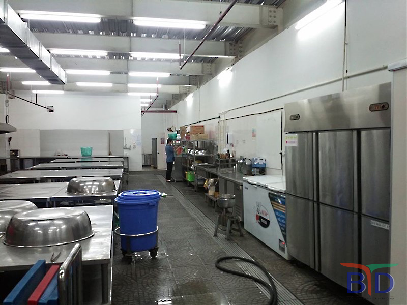 Thiết bị bếp ăn công nghiệp cho nhà máy doanh nghiệp 1000-1500 công nhân